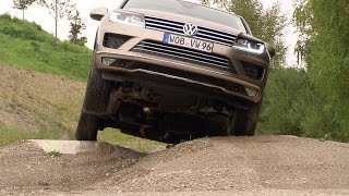 Volkswagen Touareg OffRoad Test Drive [upl. by Barden]