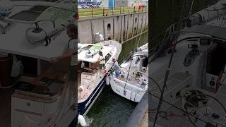 🛥️ Vlissingen Netherlands🇳🇱 Sluicebox TravelwithHugoF boatlock sluicebox sluice sluis [upl. by Notliw]