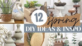 12 SPRING THRIFT FLIPS • DIY Inspiration and Ideas • spring decor on a budget • unique ideas [upl. by Ikin261]