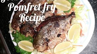 Goan Recheado Pomfrets Fry Recipe Recheado Fish Masala Recipe  Chef Irist [upl. by Hallett]