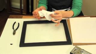 How to Get Moisture Out of Picture Frames  Picture Frame Crafts [upl. by Felicle]