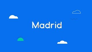 Madrid  Animated Typeface [upl. by Einnaj]