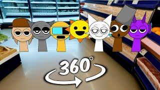 Incredibox Sprunki in Supermarket But its 360 video [upl. by Nart]