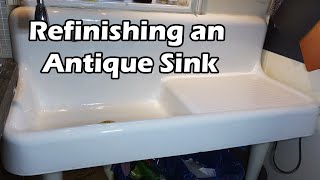 How to Refinish a Porcelain Sink [upl. by Hussey]