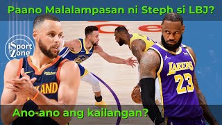 Anong Kailangang Gawin ni Steph Curry Para MALAMPASAN si Lebron James nba lebron stephcurry [upl. by Cleland140]