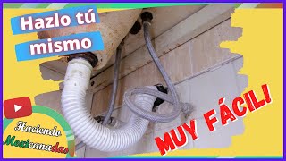 Como cambiar mangueras de agua del lavabo  Haciendo Mexicanadas [upl. by Ycnay433]