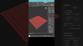 Quick Modeling of Longitudinal Tactile Paving Tiles in 3ds Max shorts 3dsmax modeling [upl. by Scheider]