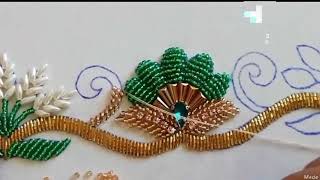 How to make a beautiful aari work aariwork handmade handwork beautifuldesign [upl. by Springer]