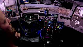 American truck simulatorATSOutlaw vtctriple 65inch POV day9 [upl. by Shelba352]