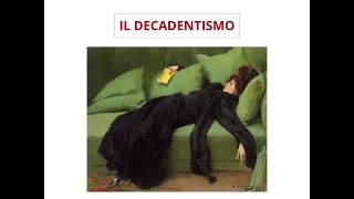 Letteratura italiana  Il Decadentismo [upl. by Shotton]