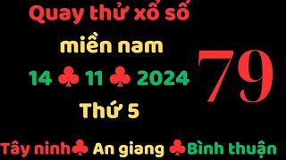 quay thử kết quả xổ số miền nam ngày 14 tháng 11 năm 2024 thứ 5 tây ninh an giang bình thuận xsmn [upl. by Massingill796]