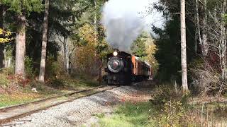 Mount Rainier Scenic Railroad Halloween Train [upl. by Asilec733]