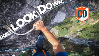 Chamonixs Most EXTREME Via Ferrata  Climbing Daily Ep1485 [upl. by Belford]