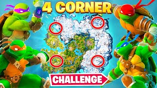 The NINJA TURTLES 4 CORNER Challenge [upl. by Terrie848]