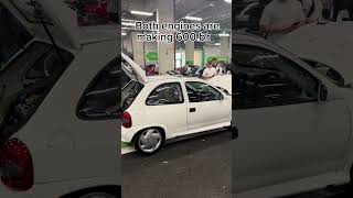 🔥Craziest Vauxhall Corsa in the World🔥 shorts corsa modifiedcars [upl. by Annaicul]