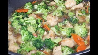 Chicken and Broccoli recipe Chinese Asian Food [upl. by Bernj944]