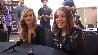 Ashley Johnson and Audrey Esparza talk Blindspot  Interview by Nir Regev [upl. by Marina412]