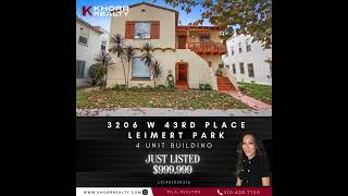 ust listed 3206 W 43rd Place Leimert Park 4 unit Building [upl. by Ajroj900]