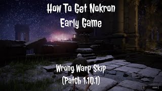 How To Get To Nokron Eternal City Early Game  Wrong Warp Skip Works Patch 112  Elden Ring [upl. by Hiltner]