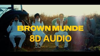 BROWN MUNDE 8D AUDIO  AP DHILLON  GURINDER GILL  SHINDA KAHLON  GMINXR [upl. by Orgell]