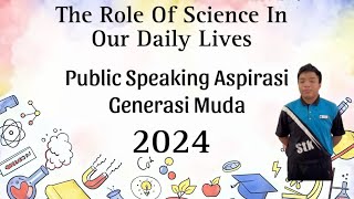 The Role Of Science In Our Daily Live SchoolSMK TINGGI KLUANG DistrictKluang StateJohor [upl. by Nasaj]