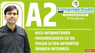 Nach Informationen fragen Ergänzen Sie die Fragen zu den Antworten  Übungen Unterwegs Learn German [upl. by Zollie16]