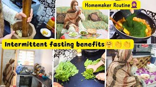 Intermittent fasting k benefits 🤗 weight loss tips  Homemaker daily routine🧕💕 [upl. by Yerfdog300]