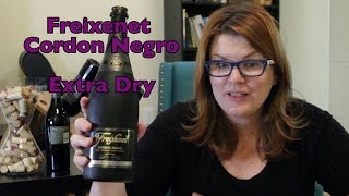 Wine Review Freixenet Cordon Negro Extra Dry Cava [upl. by Quiteria]