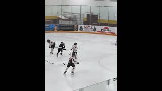 Weston Brown splits the defense and goes top shelf goals hockey sports [upl. by Brout170]