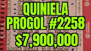 Quiniela Progol 2258 Analisis Completo suscribete progol [upl. by Merete]