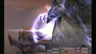 Final Fantasy X Sin uses GigaGraviton on Itself [upl. by Esiole]