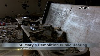 Waterloo to move forward with demolition of Saint Marys Catholic School [upl. by Lutim655]