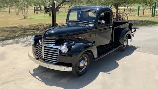 1946 GMC 12 Ton Pickup 228ci I6 3Speed 466204P [upl. by Flaherty259]