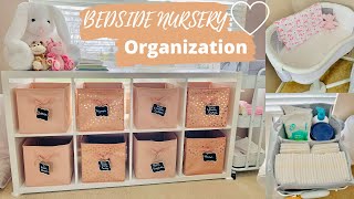 Room Share Nursery  Bedside Nursery Organization 2021 [upl. by Emaj357]