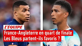 FranceAngleterre en quart de finale  Les Bleus partentils favoris [upl. by Ardnod]