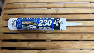 Dap Dynaflex 230 White 101 oz Tube of Sealant  10 pack [upl. by Latsyek]