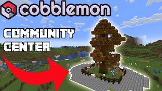 i Built a BEAUTIFUL Tree Center in Cobblemon Minecraft [upl. by Norm635]