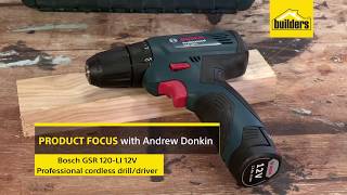 Bosch GSR 120LI Professional Cordless DrillDriver Review [upl. by Tihw146]