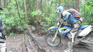 Dirt Bike crash funny  motorcycle yoga [upl. by Yellas]