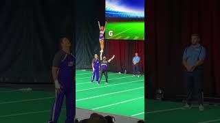 2024 UCA Partner Stunt Champs 🏆 Itsccaylee JalaniKeo cheer competition lastonebestone [upl. by Eisso]