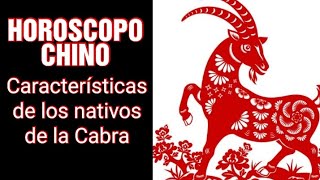 HOROSCOPO CHINO  Características de los nativos de la Cabra [upl. by Urd]