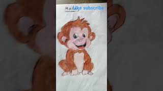 Monkey drawing drawing art [upl. by Custer]