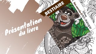 Review  Bestiaire les carrés dArt Thérapie  Présentation du livre de coloriage [upl. by Hayward810]