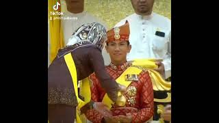 istiadat berbedak perkawinan diraja Brunei 🇧🇳 Prince Mateen Dan Dyg Anisha Rosnah 2024 [upl. by Epstein]