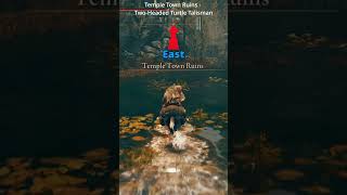 TOP 5 TALISMANS Locations TwoHeaded Turtle Talisman Elden Ring DLC [upl. by Hareehat236]