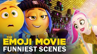 The Emoji Movies Funniest Scenes 🤪 [upl. by Ecnesse]