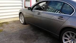 2003 BMW 740d Start up In Depth tour German [upl. by Irving]