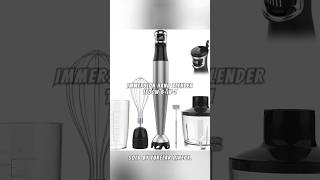 Immersion Blender Handheld Hand Blender 1100W Trigger Variable Speed 5 in 1 Stick Blender [upl. by Chivers]