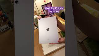 iPad Air 6 13 inch purple unboxing iPadAir6 [upl. by Jasen138]