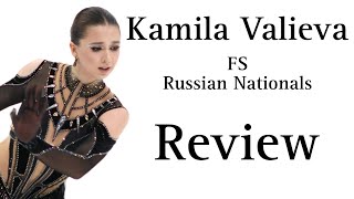 KAMILA VALIEVA  RUSSIAN NATIONALS 2024  REVIEW [upl. by Constant]